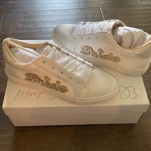 Betsey Johnson X David’s Bridal Bride Sneakers